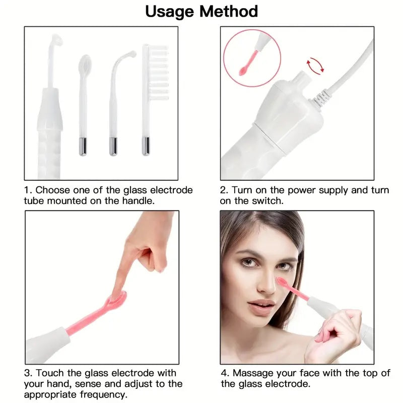 SkinHelp Pro™ Portable High Frequency Electrode Wand 70% OFF LIMITED TIME